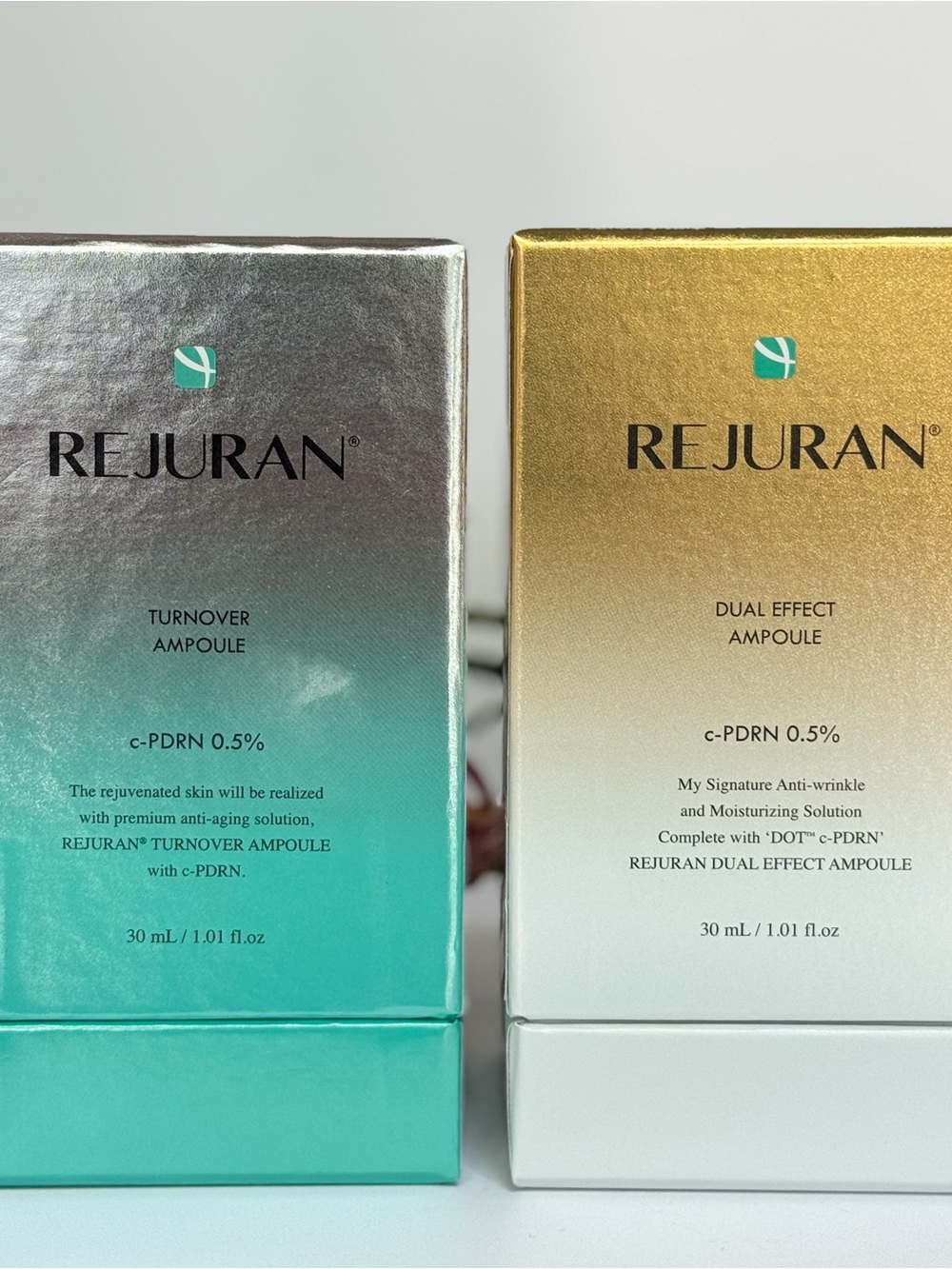 Rejuran Ampoule Bundle (2) – Turnover + Dual Effect | K-Beauty | $107 Value